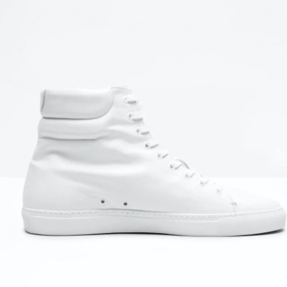 Zadig & Voltaire‎ Men’s Sneakers White Leather High-Top Size FR 43 (US 10)